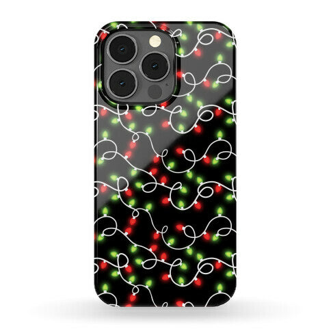 Christmas Lights Pattern Phone Case